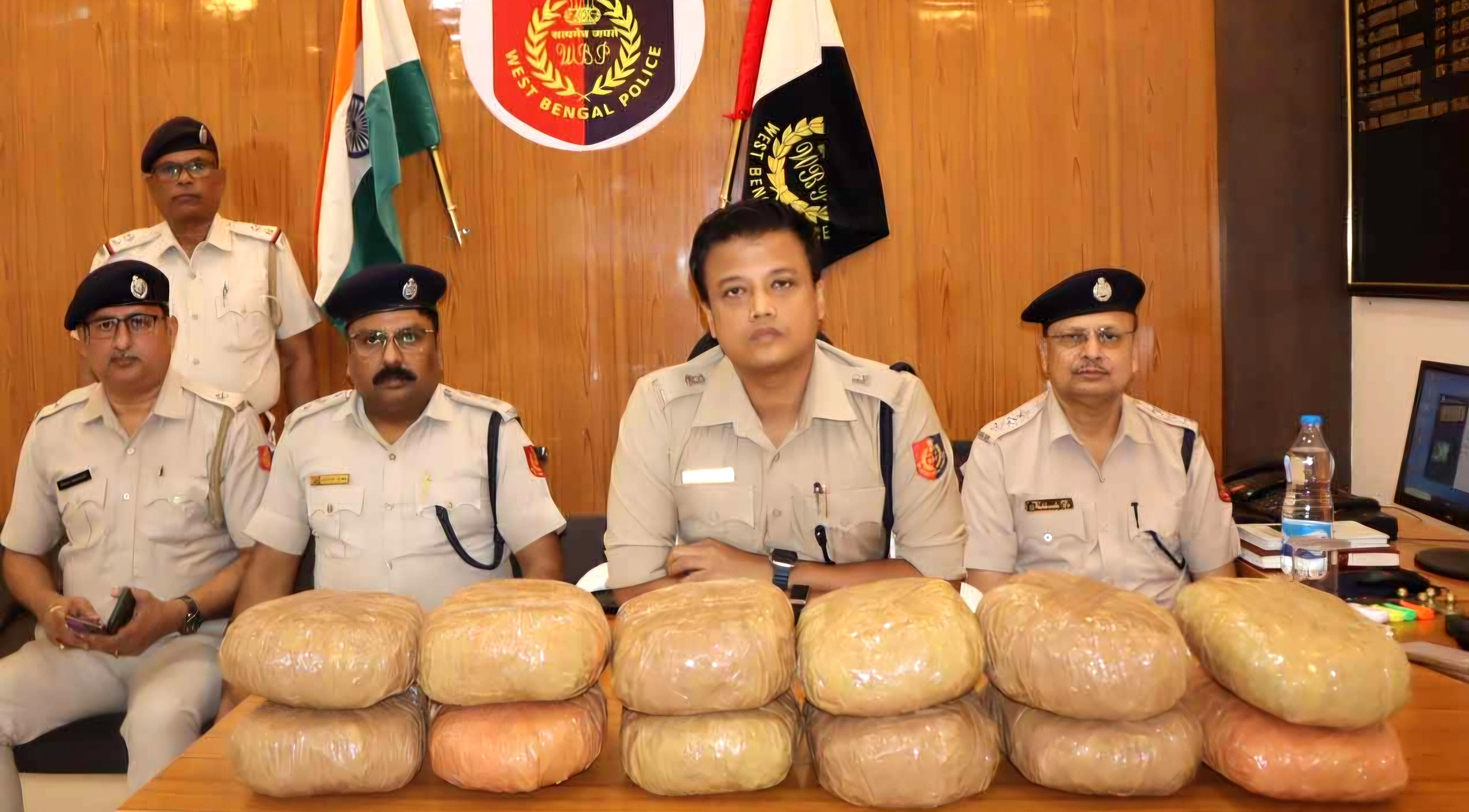 Ahead of Bengal polls, police seize cannabis and firearms from several places