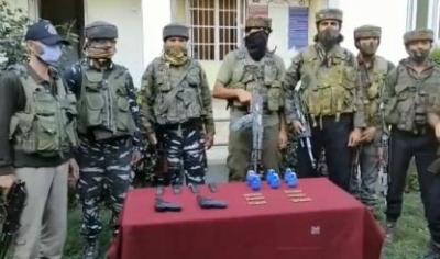 Two hybrid terrorists arrested with weapons in J&K’s Shopian