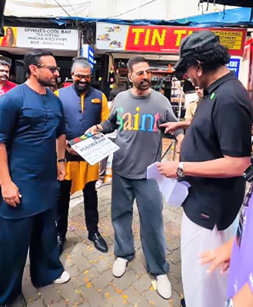 Akshay Kumar, Saif Ali Khan reunite after 17 years as ‘Haiwaan’ goes on floors