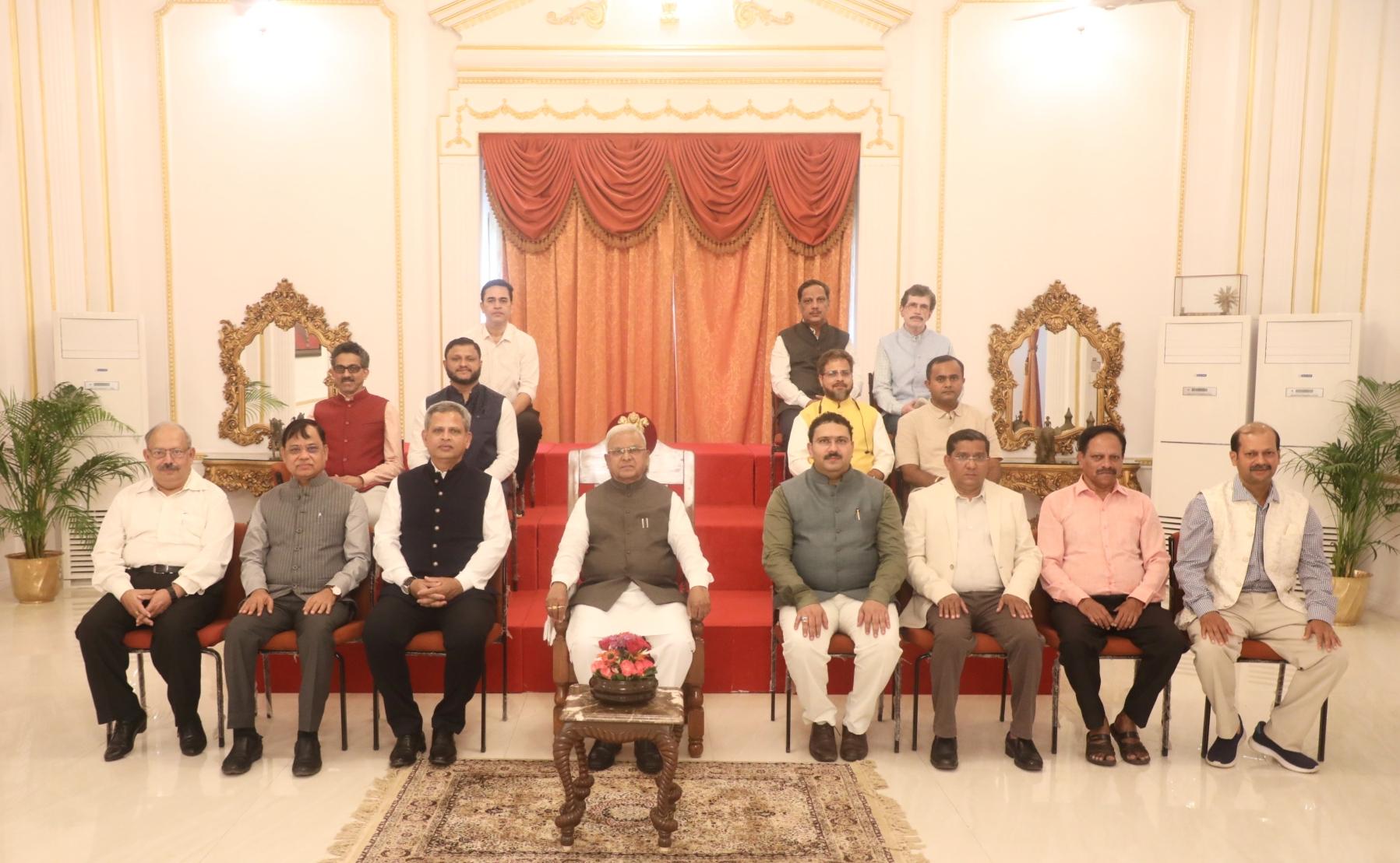 MP: Goa delegation calls on Guv Patel at Raj Bhavan