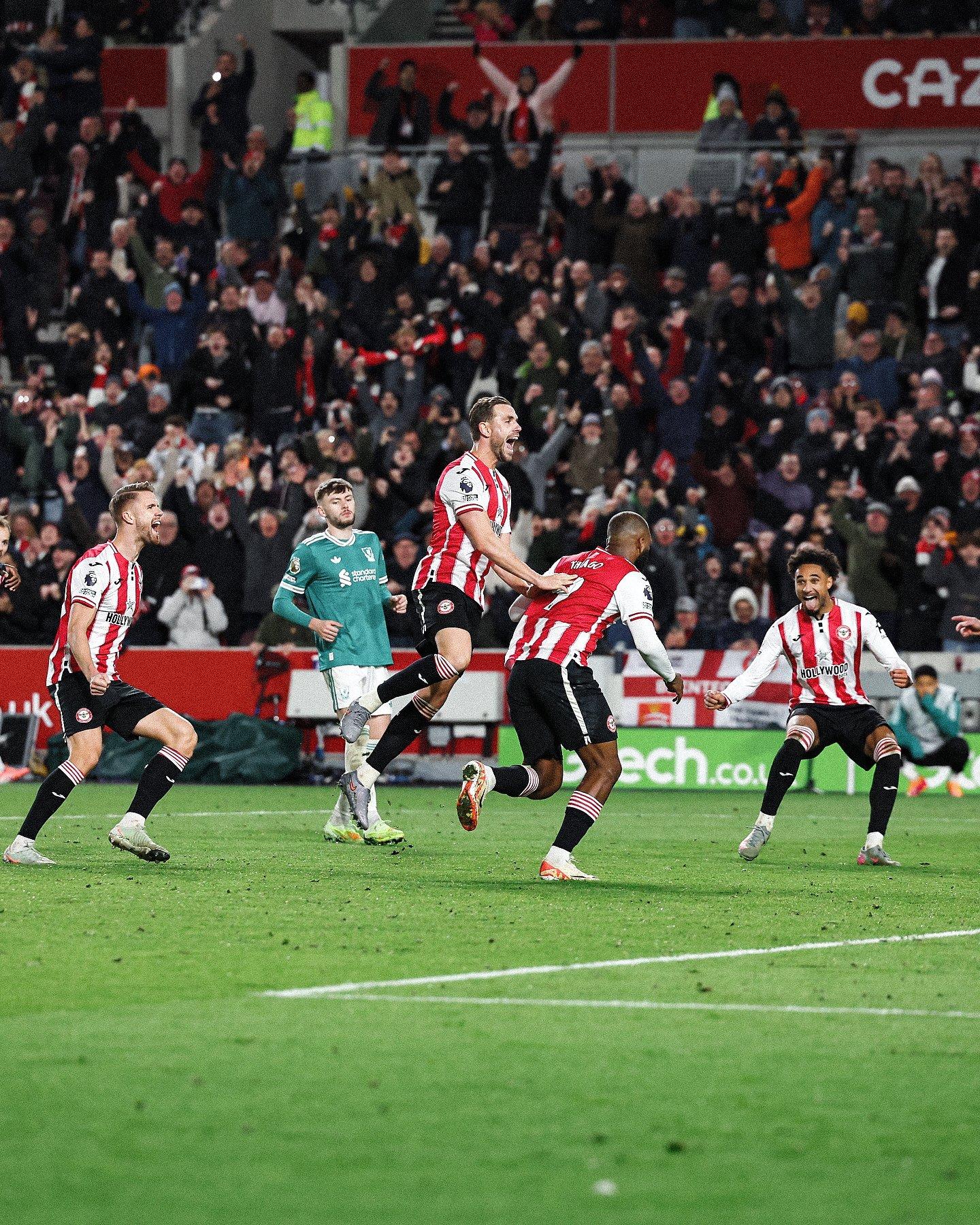 Brentford continues Liverpool crisis as Manchester United record continues