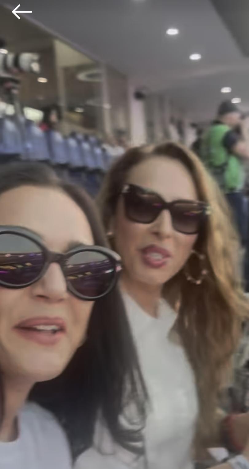 Preity Zinta enjoys the T20 World Cup with Salman Khan's close friend Lulia Vantur