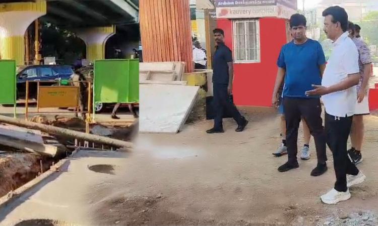 CM Stalin reviews storm water drain, pipeline works in TN's Alwarpet ahead of monsoon