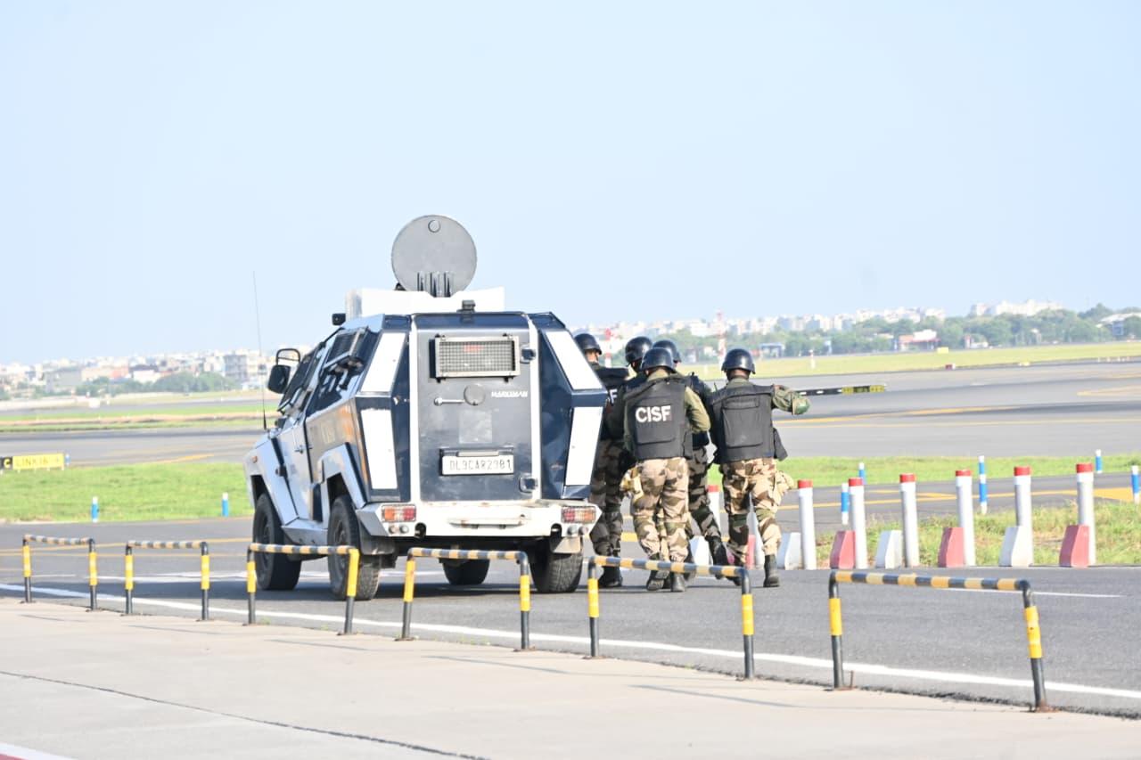Counter-terrorist mock exercise at Delhi Airport to test crisis preparedness