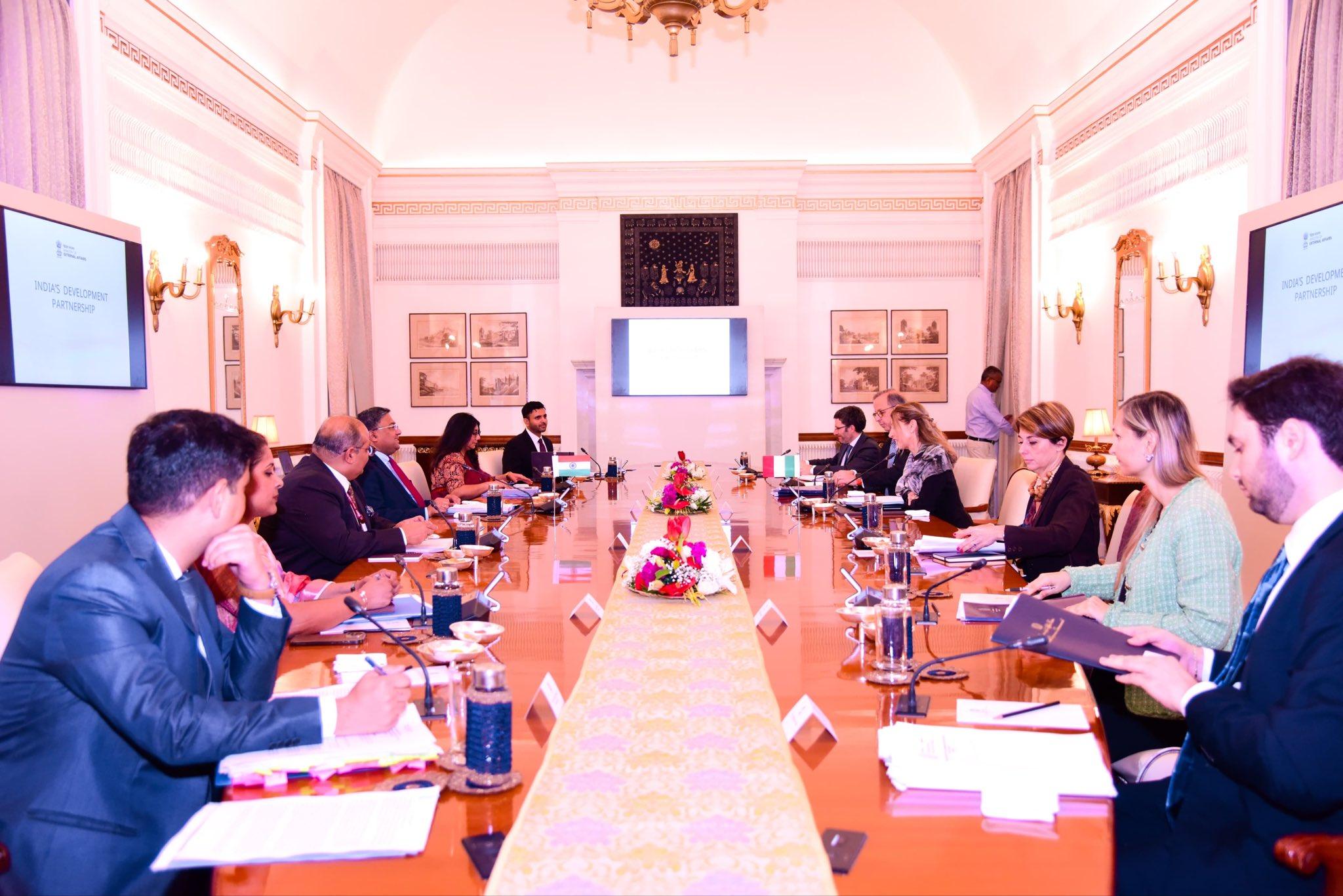 India and Italy discuss bilateral ties, regional-global issues of mutual interest