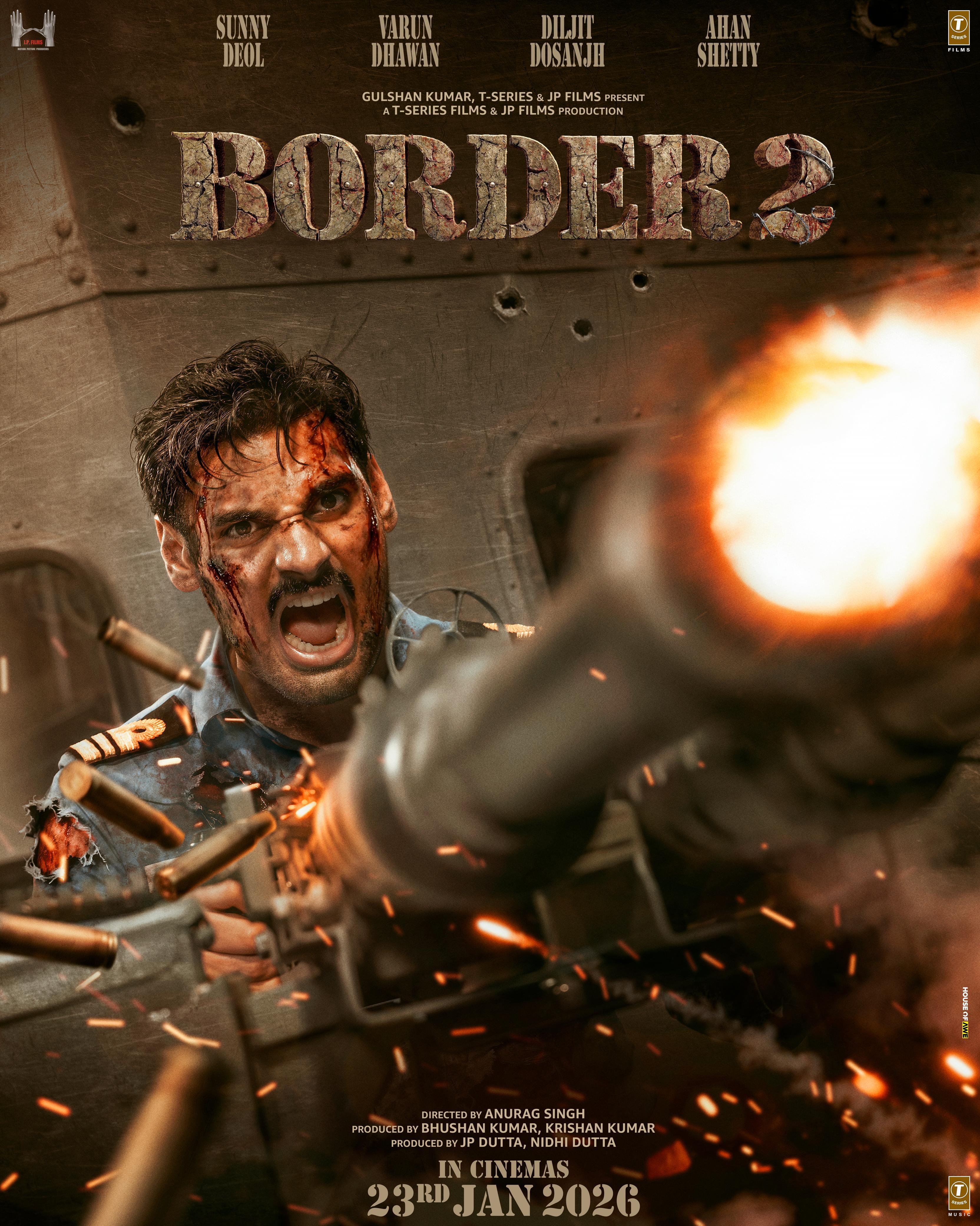 Suniel Shetty reacts to son Ahan Shetty’s explosive first look from ‘Border 2’