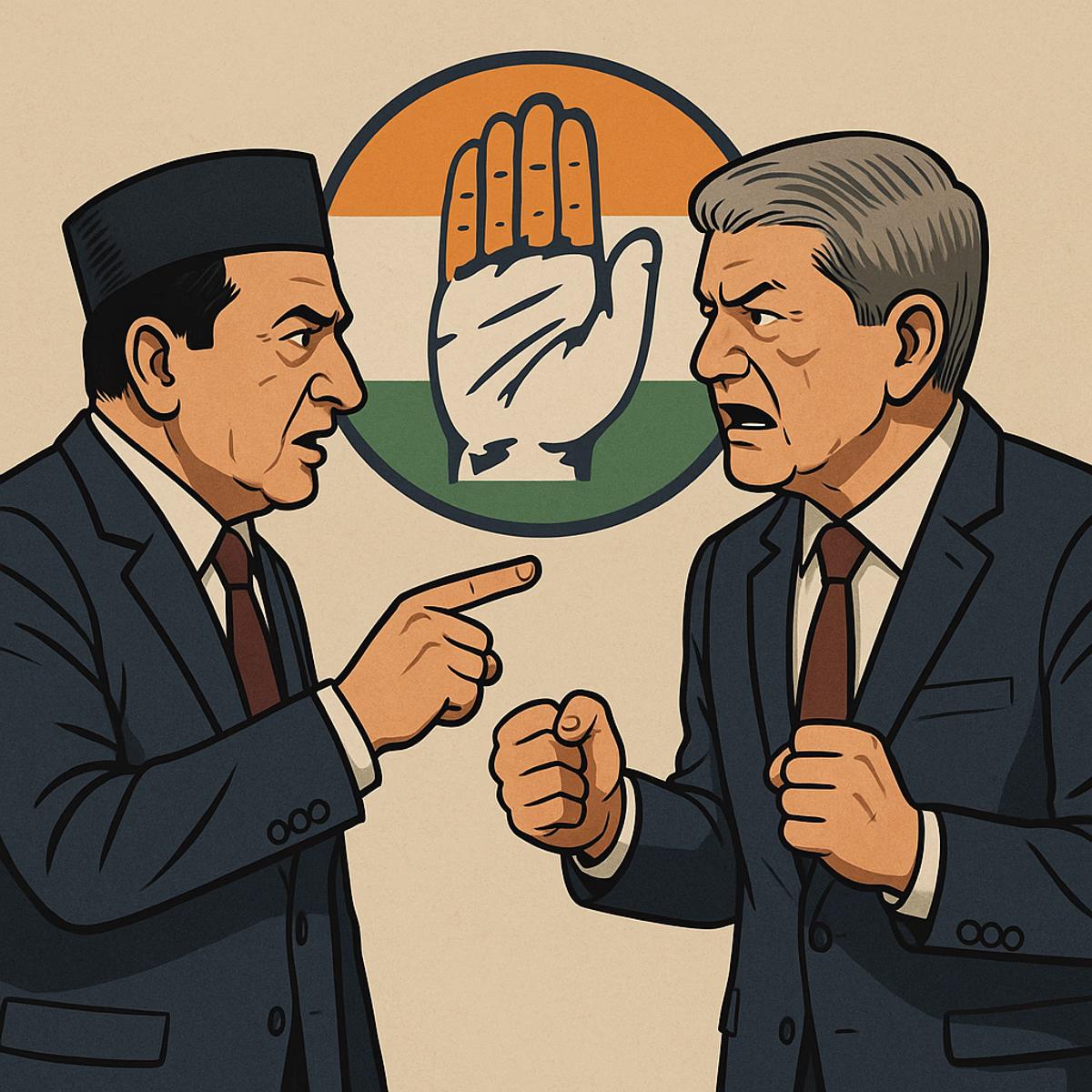 Harish Rawat and Harak Singh Rawat