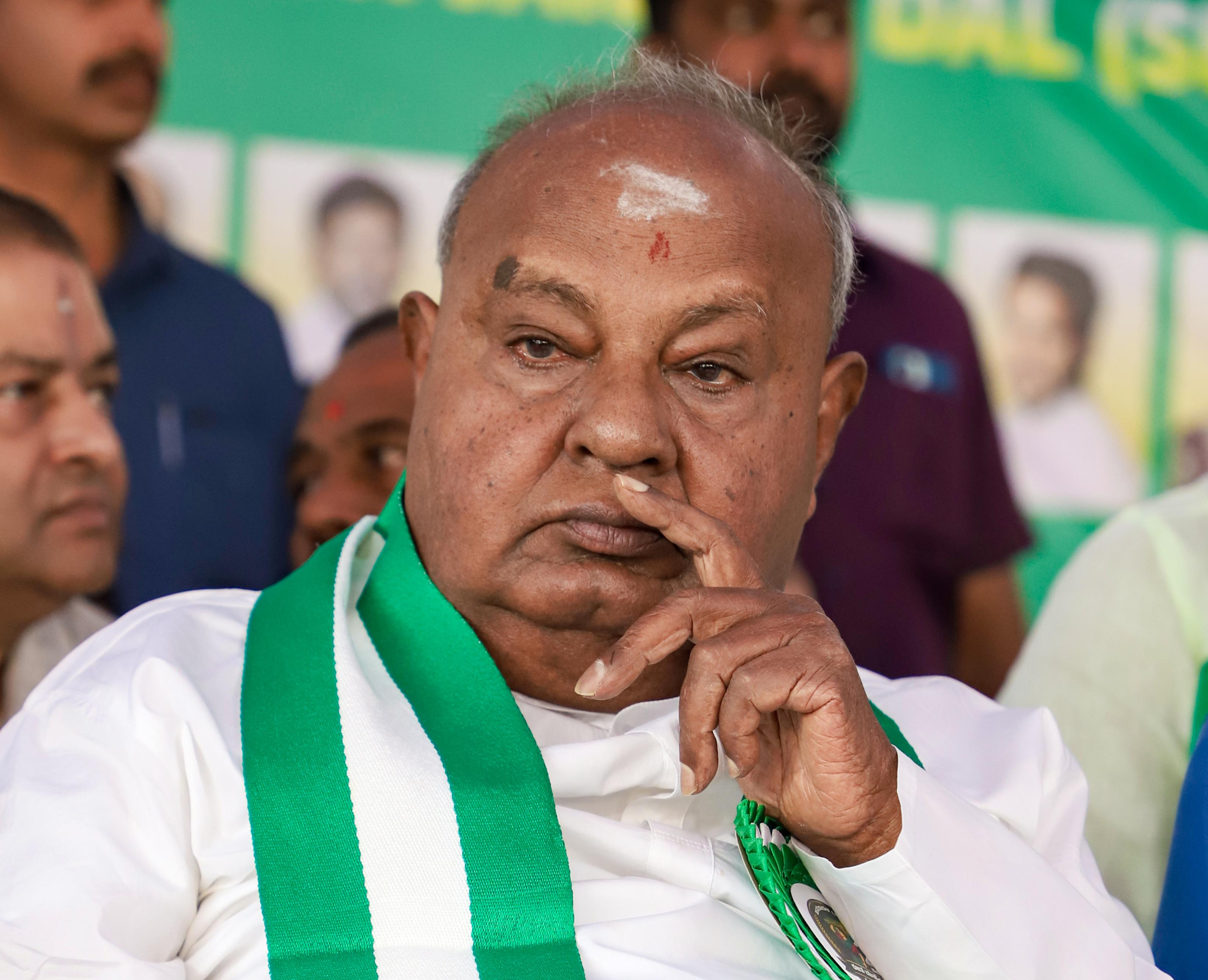 Ex-PM Deve Gowda condemns church attacks, says India belongs to people of all religions
