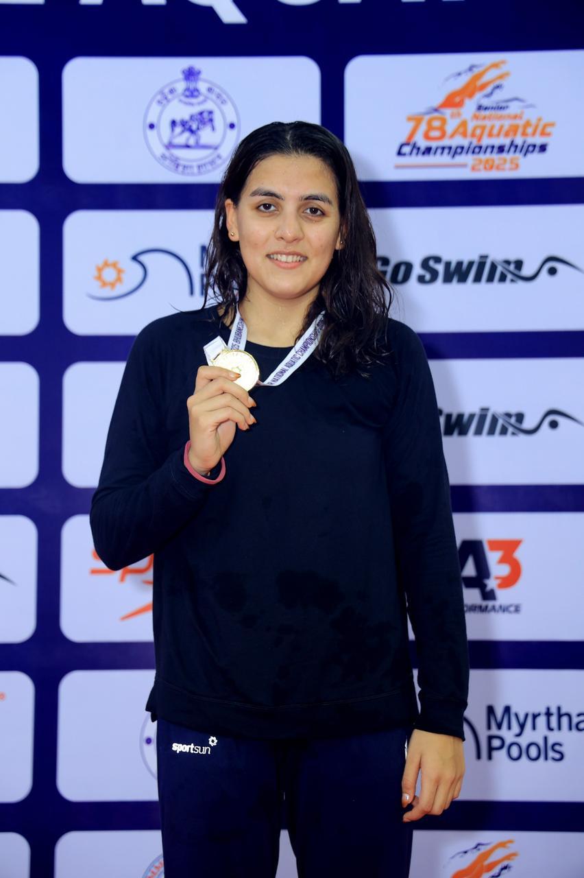 National Aquatics: Rujula sets new meet record; Olympians Aryan, Sajan, Srihari win