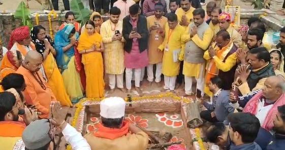 Saraswati Puja underway at Bhojshala site amid high security