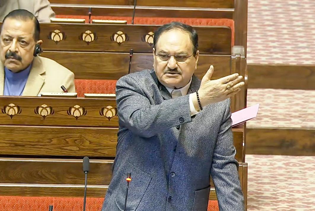 JP Nadda recalls Nehru’s reservations on Vande Mataram in Rajya Sabha debate