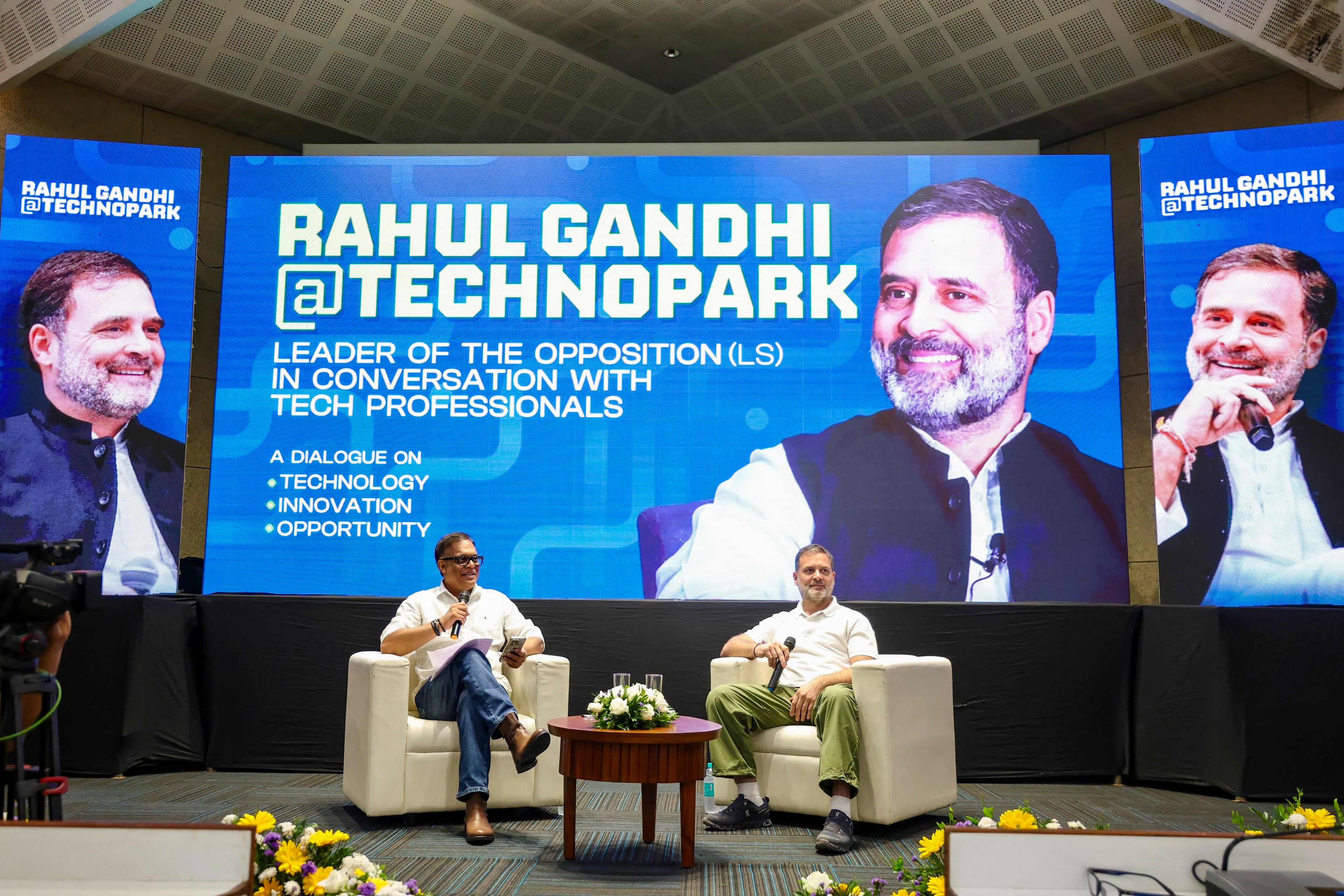 Rahul Gandhi engages with techies in Kerala; calls for skills, manufacturing push