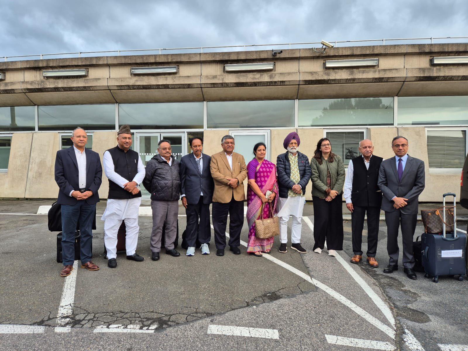 Ravi Shankar Prasad-led delegation arrives in France to convey India's fight against terrorism