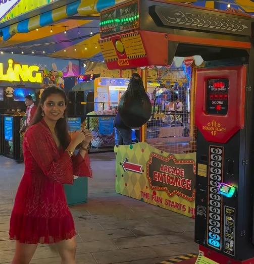 Keerthy Suresh brings out her inner baddie with a powerful punch