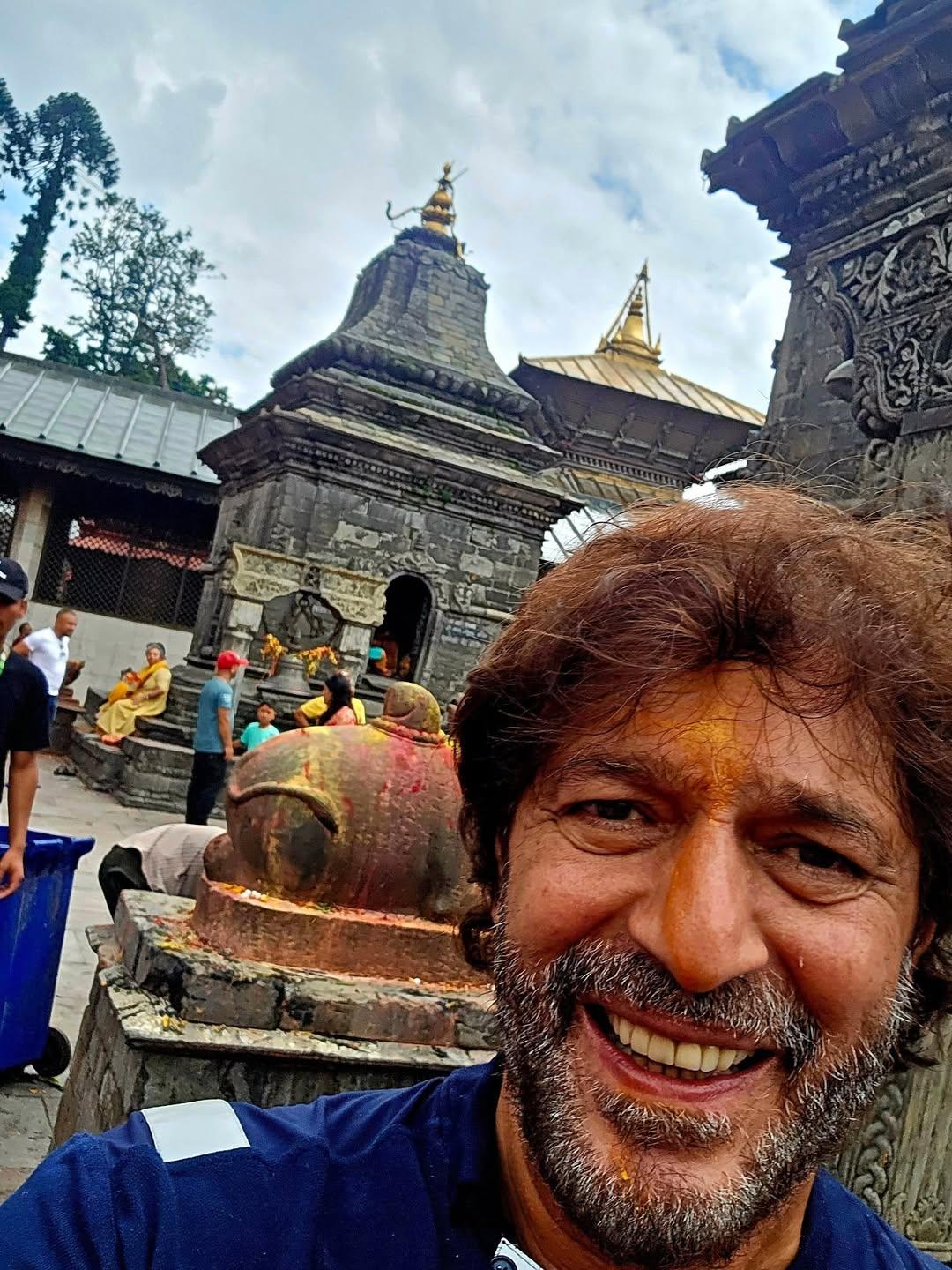 Chunky Panday seeks blessings at Lord Shiva’s Pashupatinath Temple during Shravan month