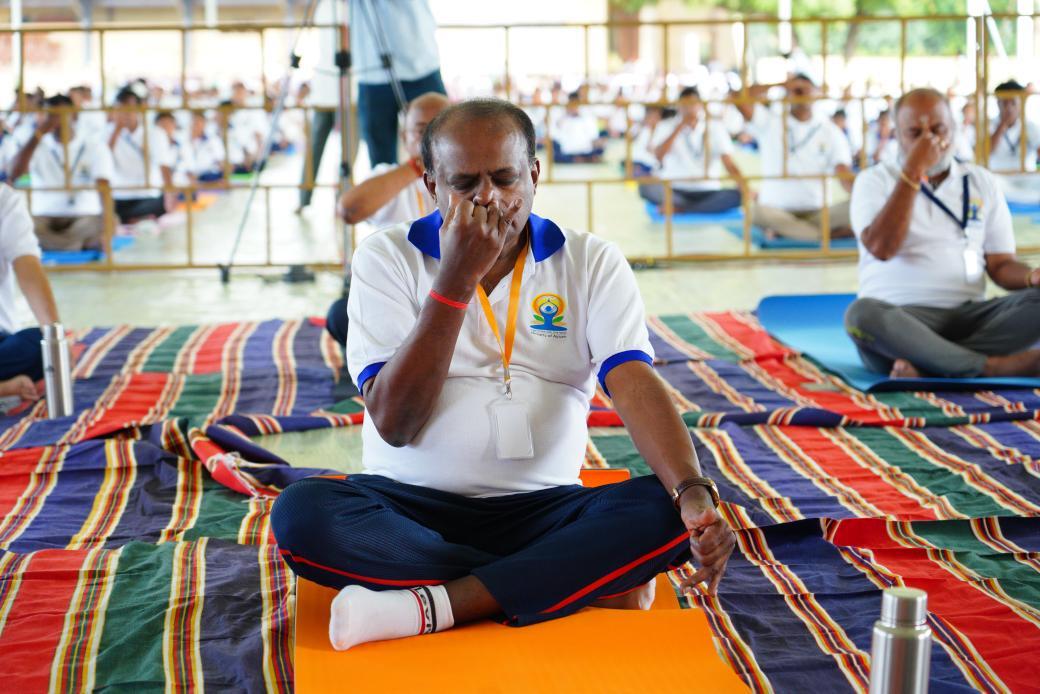 Yoga a profound path to inner peace, collective well-being: HD Kumaraswamy