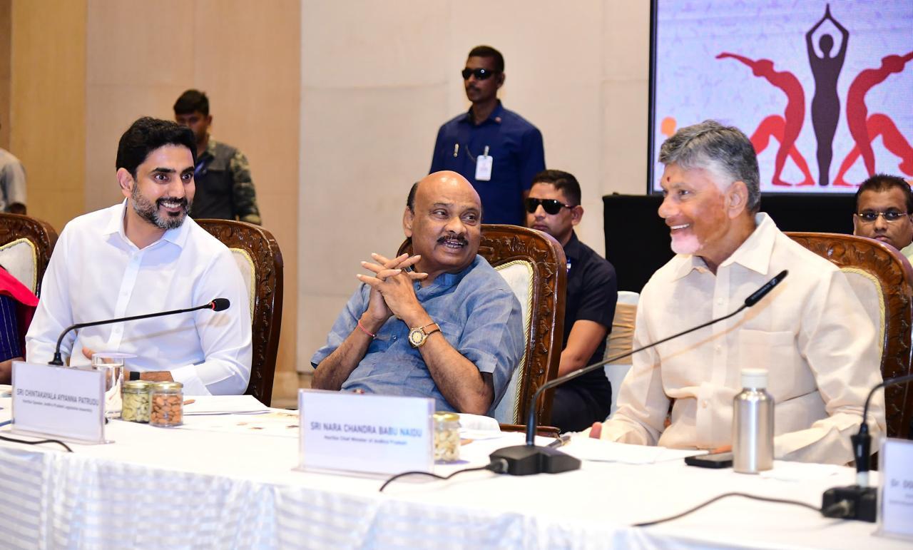 Andhra Pradesh CM reviews arrangements for Yoga Day event at Vizag