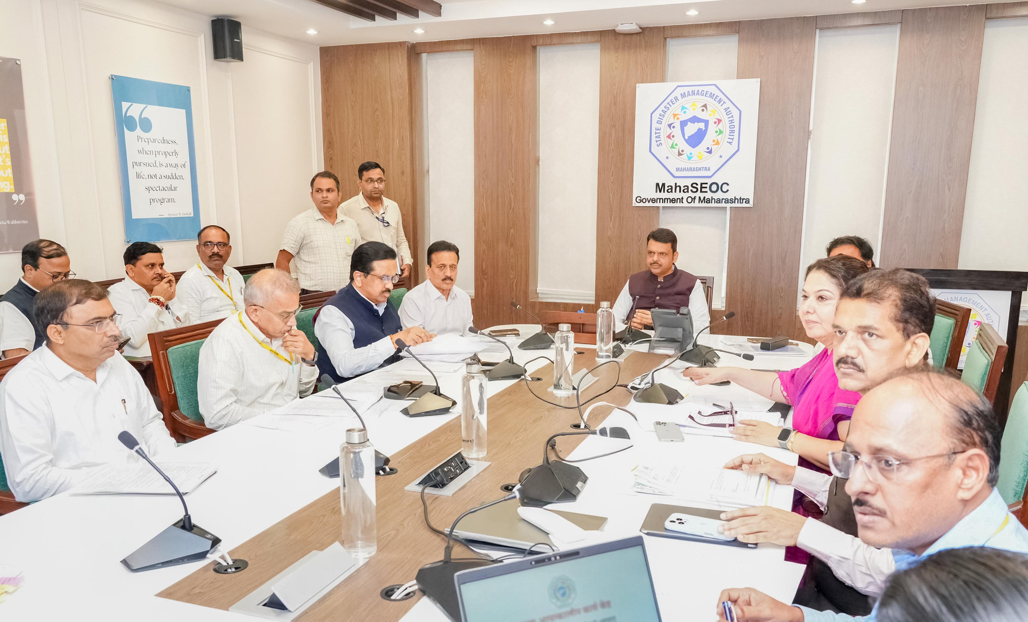 Maha CM asks agencies to be on alert mode after heavy rainfall and flash floods