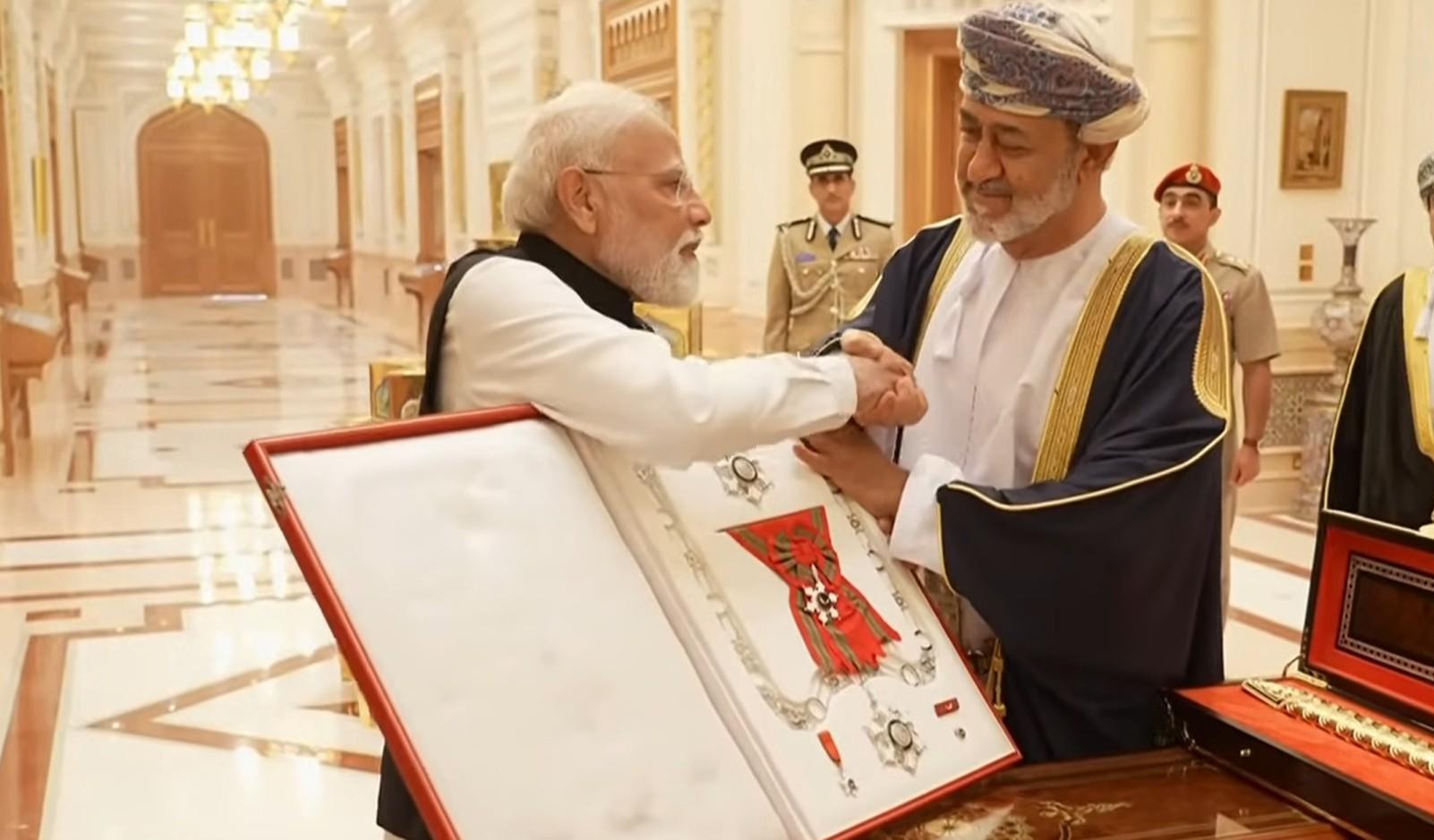 Oman Sultan confers national award on PM Modi — his 29th global honour