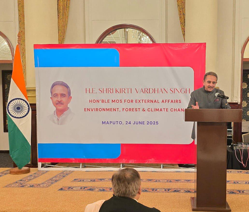 Kirti Vardhan Singh in Mozambique, highlights India's 'growth story' under PM Modi's leadership