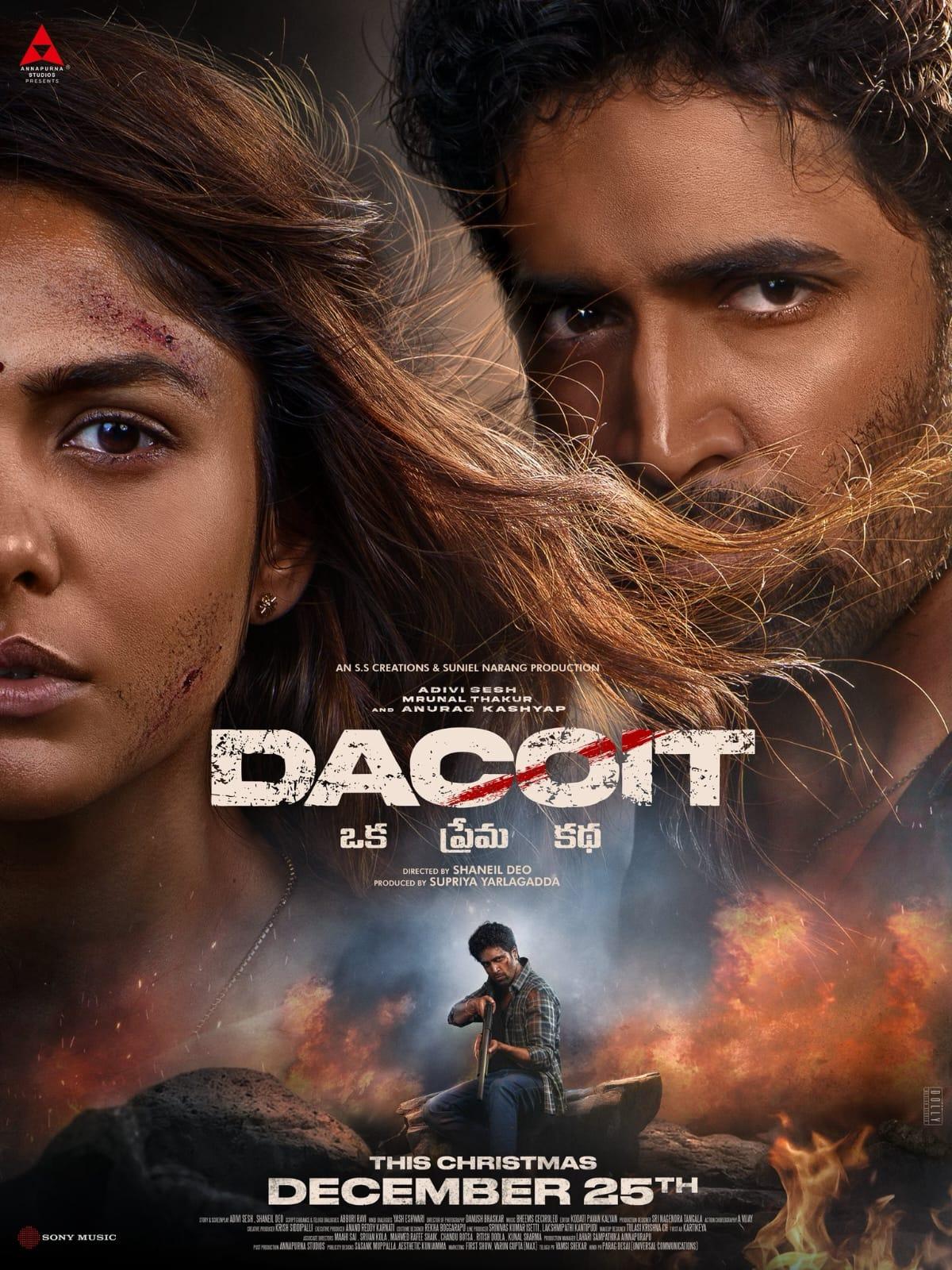 Adivi Sesh, Mrunal Thakur's bilingual action drama 'Dacoit' to hit screens on December 25