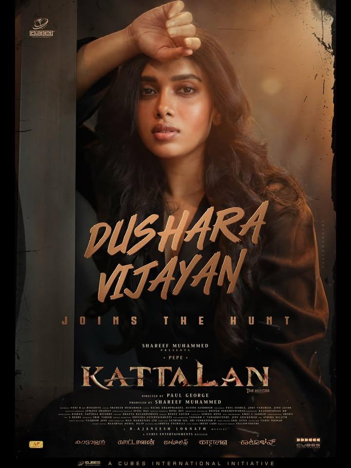 Makers of 'Kattalan' welcome actress Dushara Vijayan on board film unit