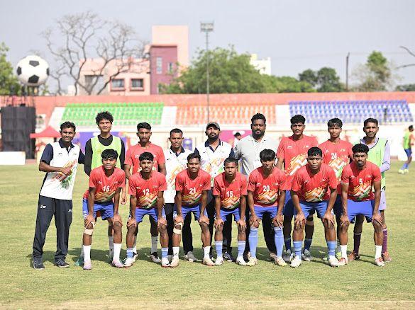 Abujhmarh ashram footballers power Chhattisgarh into KITG knockouts