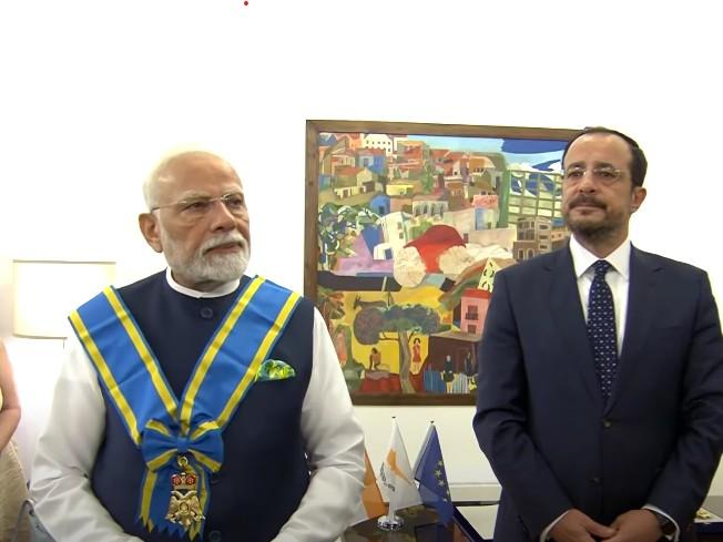 PM Modi conferred with Cyprus' highest honour, dedicates it to friendship between two nations