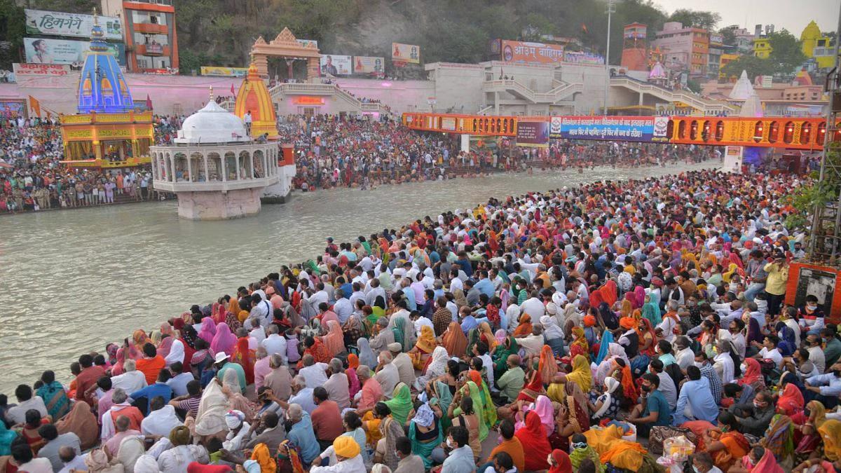 Chaos In Haridwar