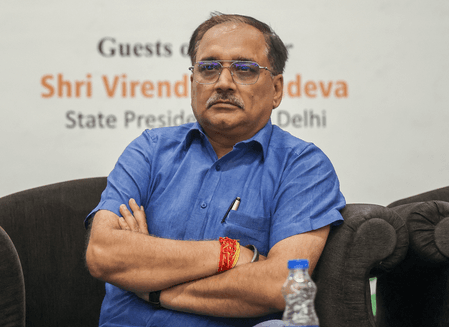 Delhi BJP asks Kejriwal to expel AAP councillor held for running gambling racket