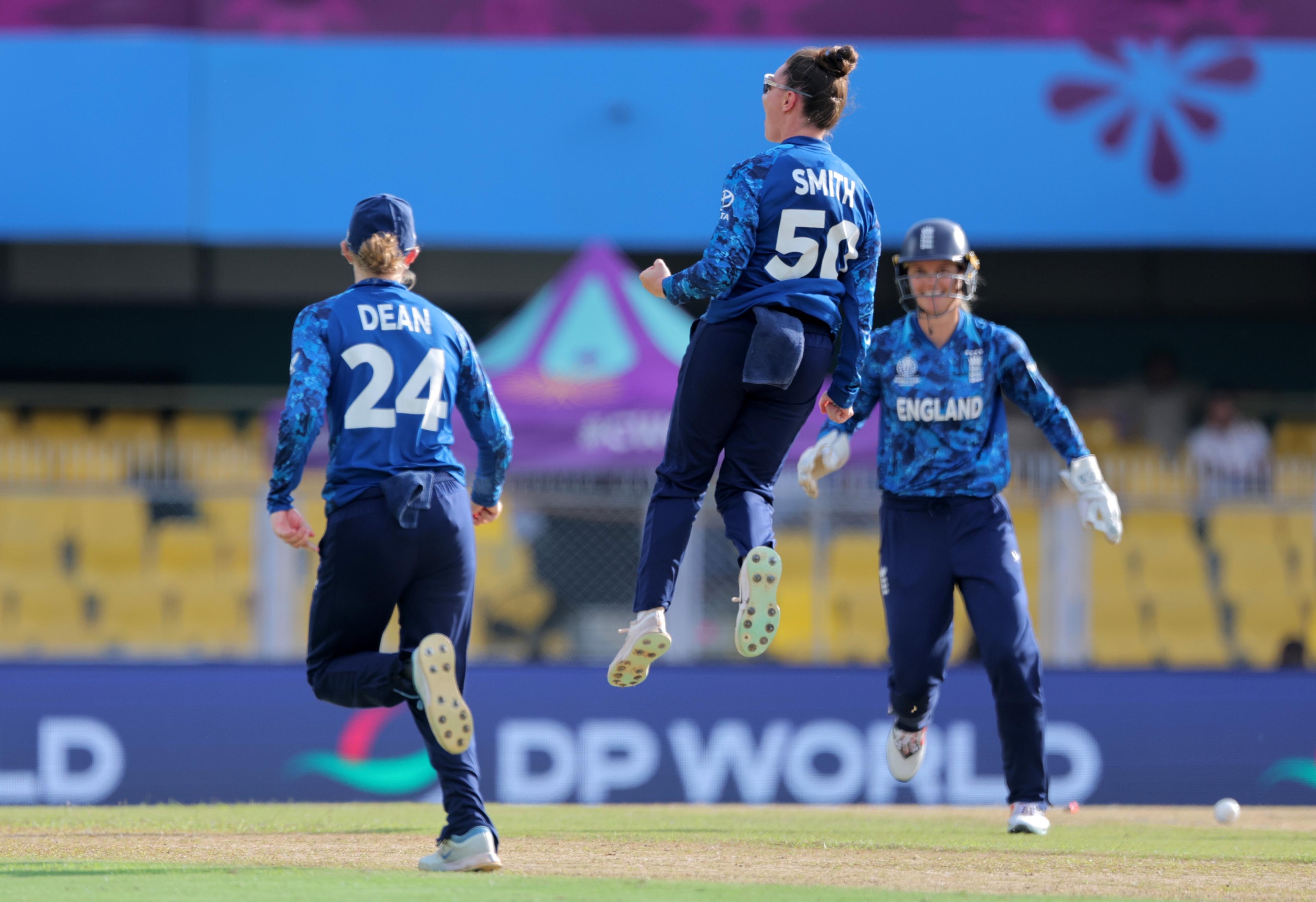 Women's World Cup: Smith shines as England reduce South Africa to second-lowest total of 69