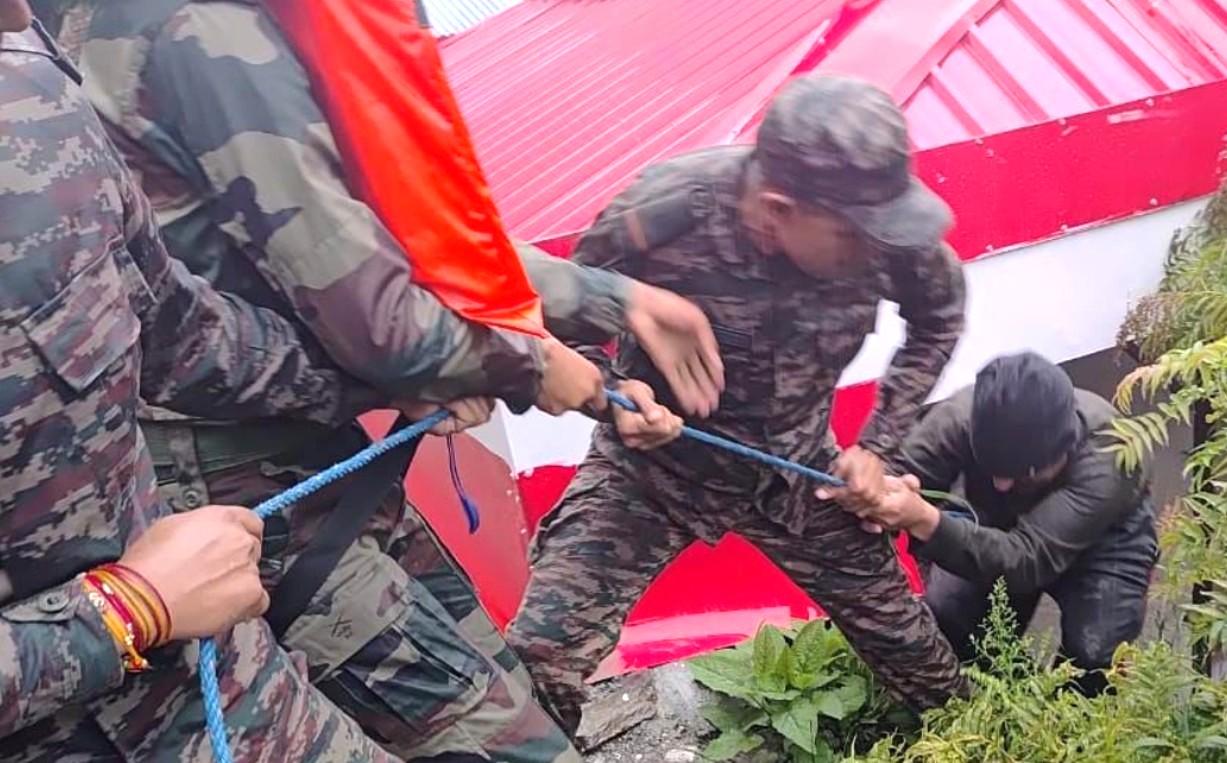 Uttarakhand: Army launches swift rescue operation after cloudburst in Dharali