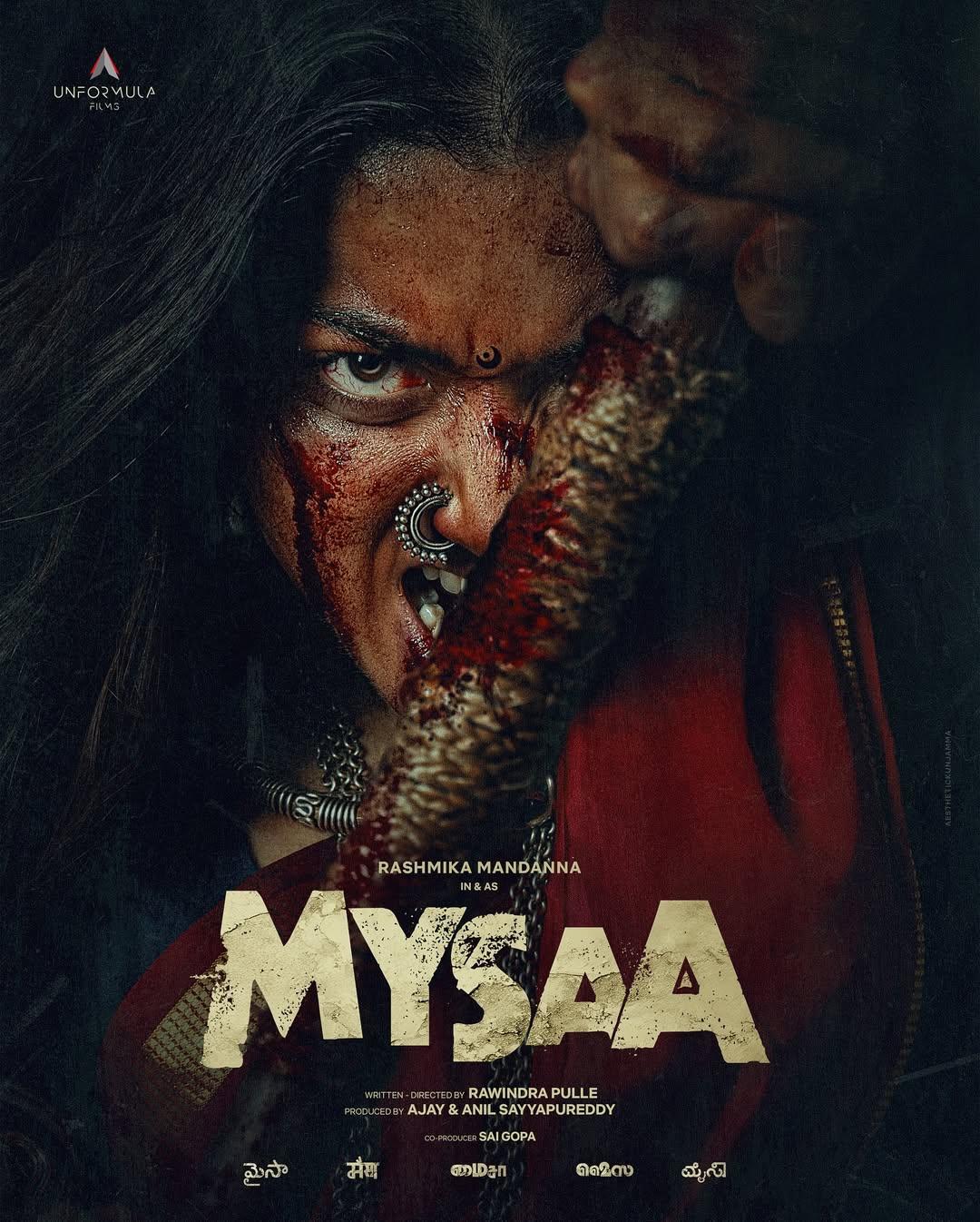 Rashmika Mandanna on her fiercest look in ‘Mysaa’: A version of me I hadn’t met before
