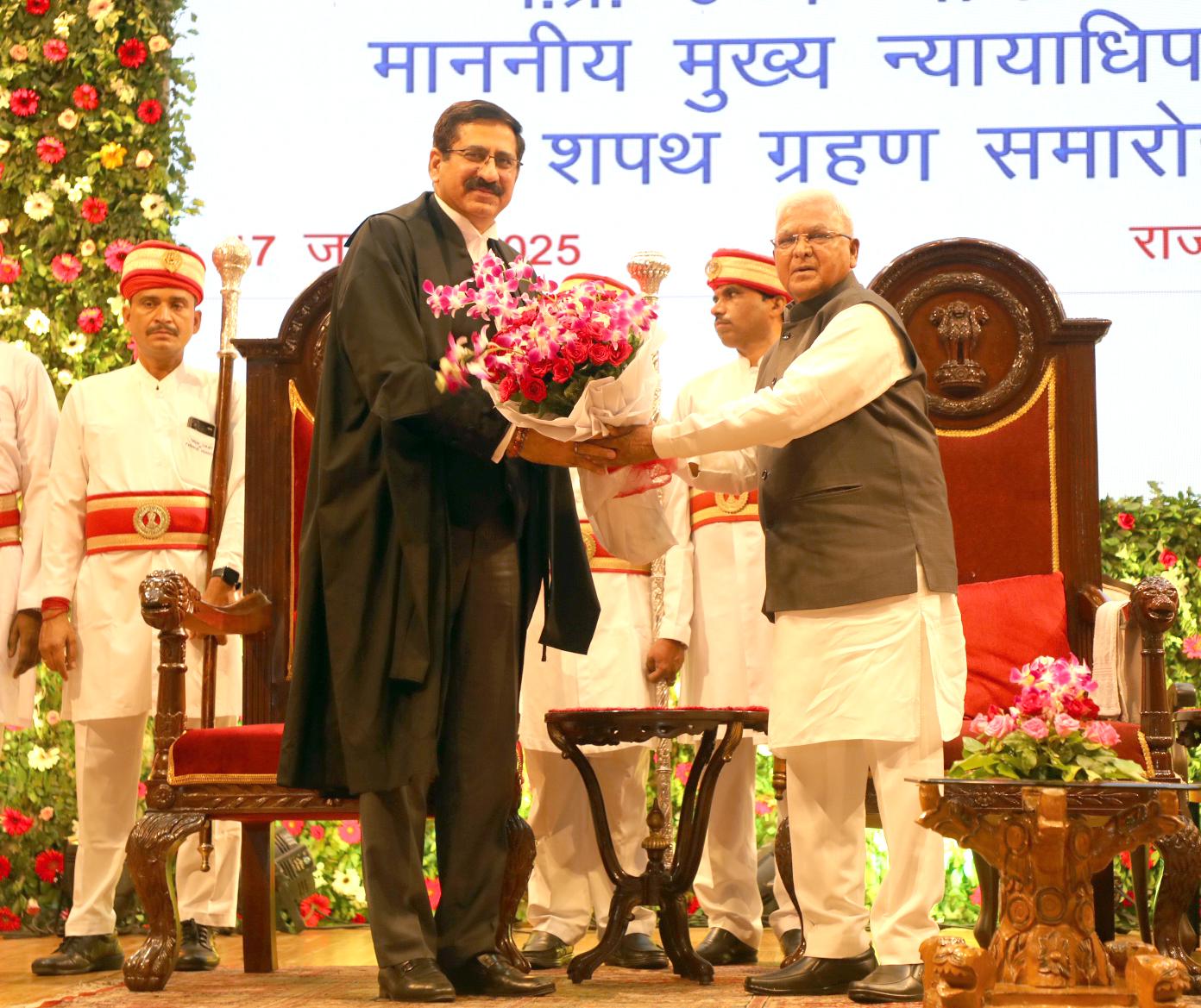 Justice Sachdeva becomes 29th Chief Justice of MP HC, takes oath of office