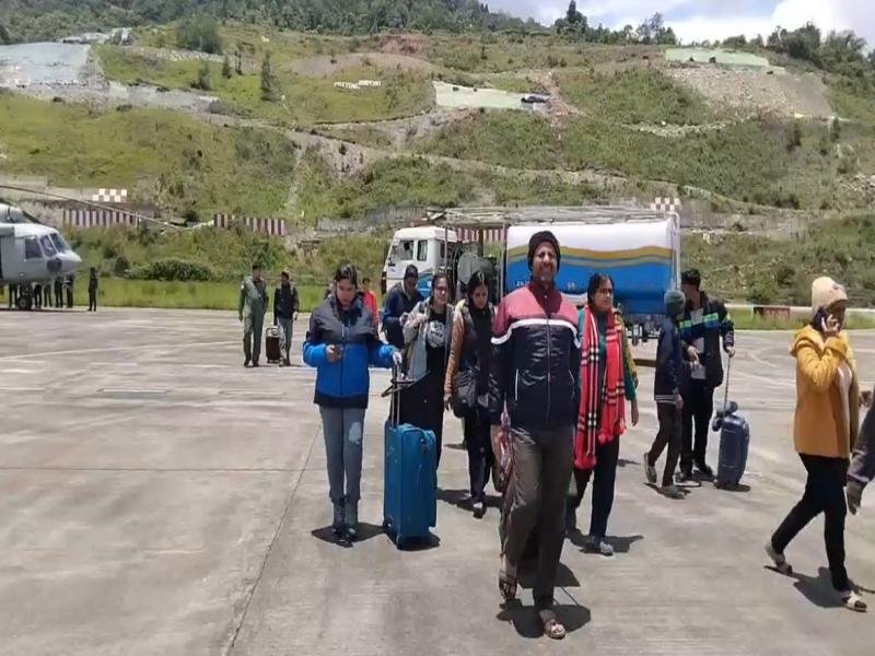 Sikkim landslide: 80 stranded tourists safely evacuated