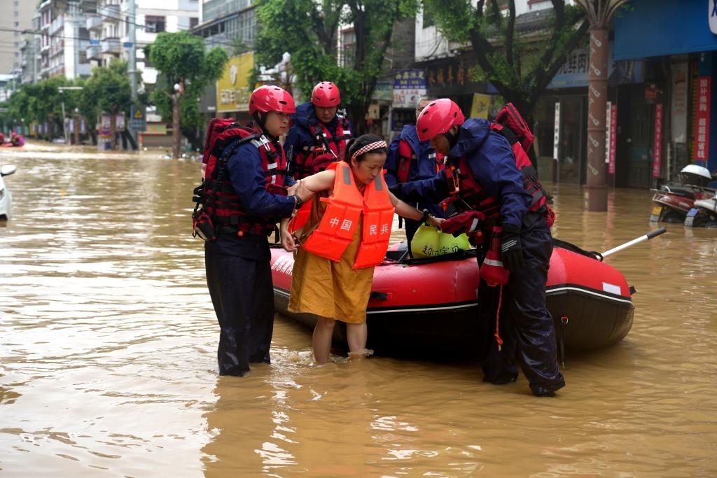 China activates Level-IV emergency response for flood control in multiple regions