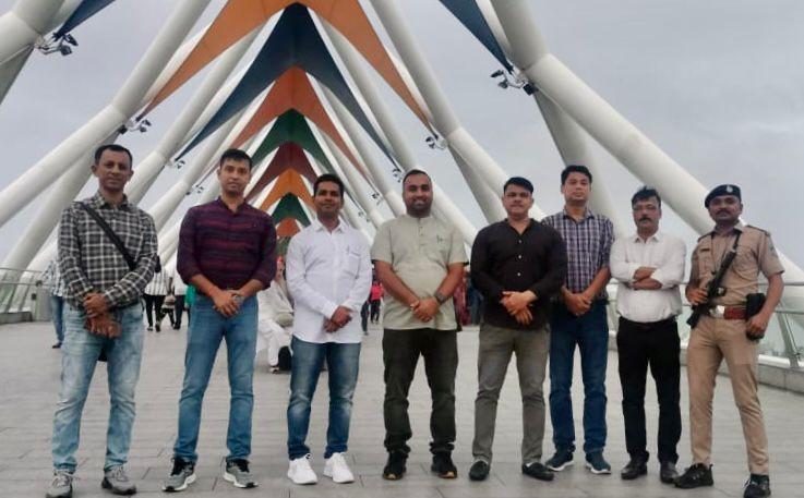 Tripura assembly delegation on five-day study tour to Gujarat