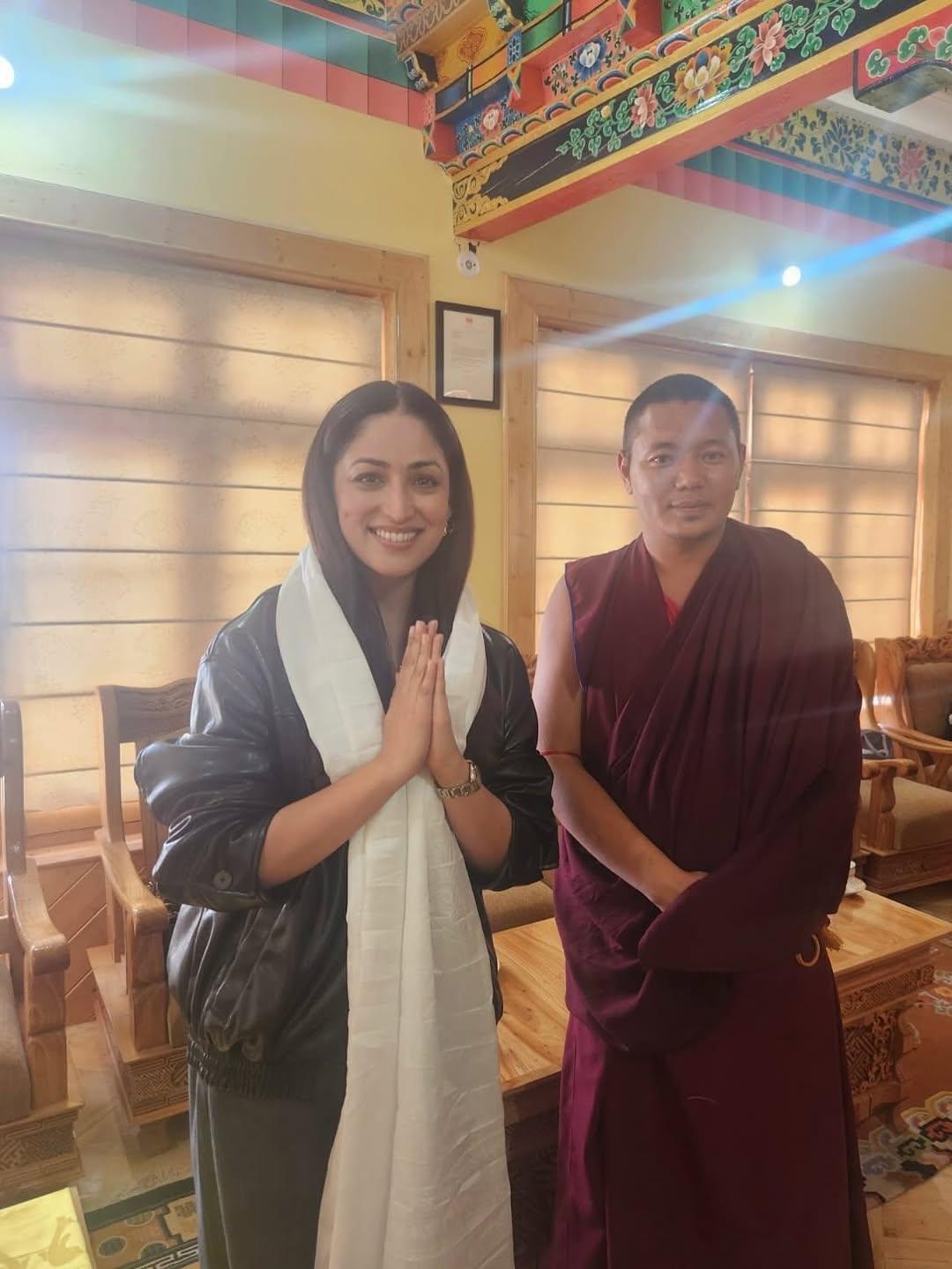 Yami Gautam visits Thiksey Monastery in Leh