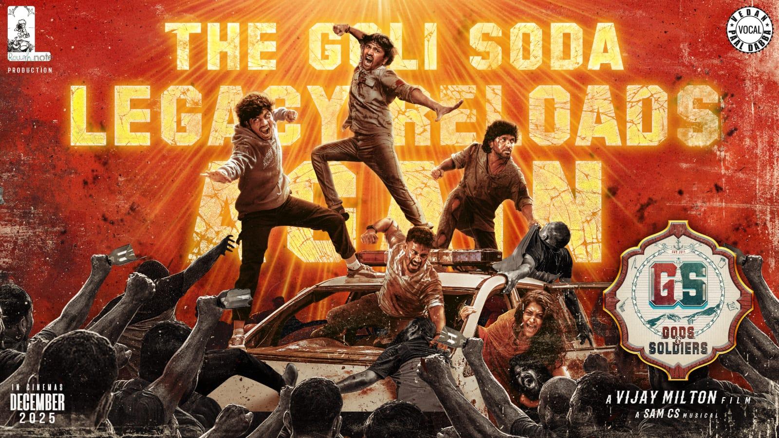 Vijay Milton's next from the 'Goli Soda' franchise titled 'Gods and Soldiers'