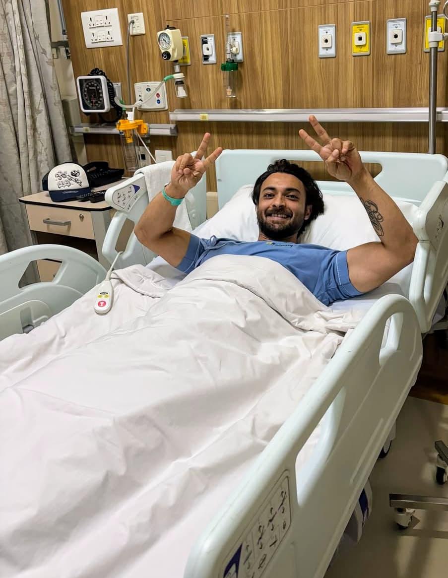 Aayush Sharma is on the road to recovery after two surgeries for back pain