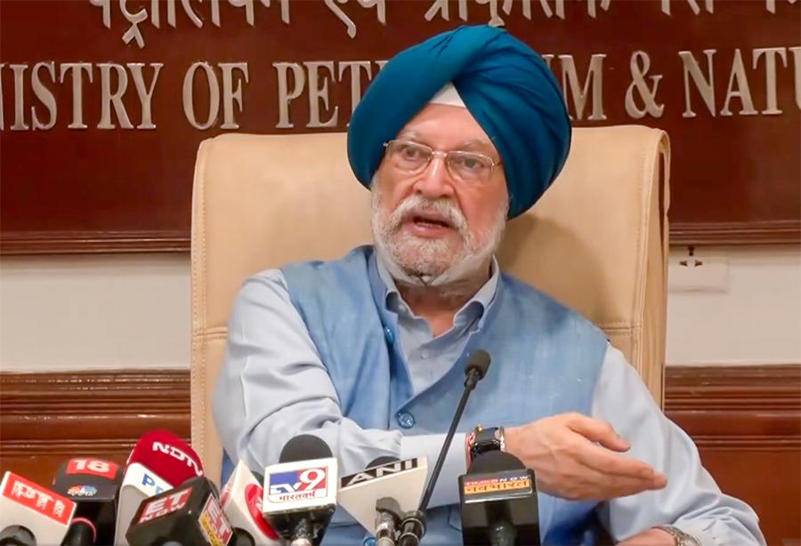 Area under oil, gas exploration in India has jumped 76 pc in last 10 years: Hardeep Puri