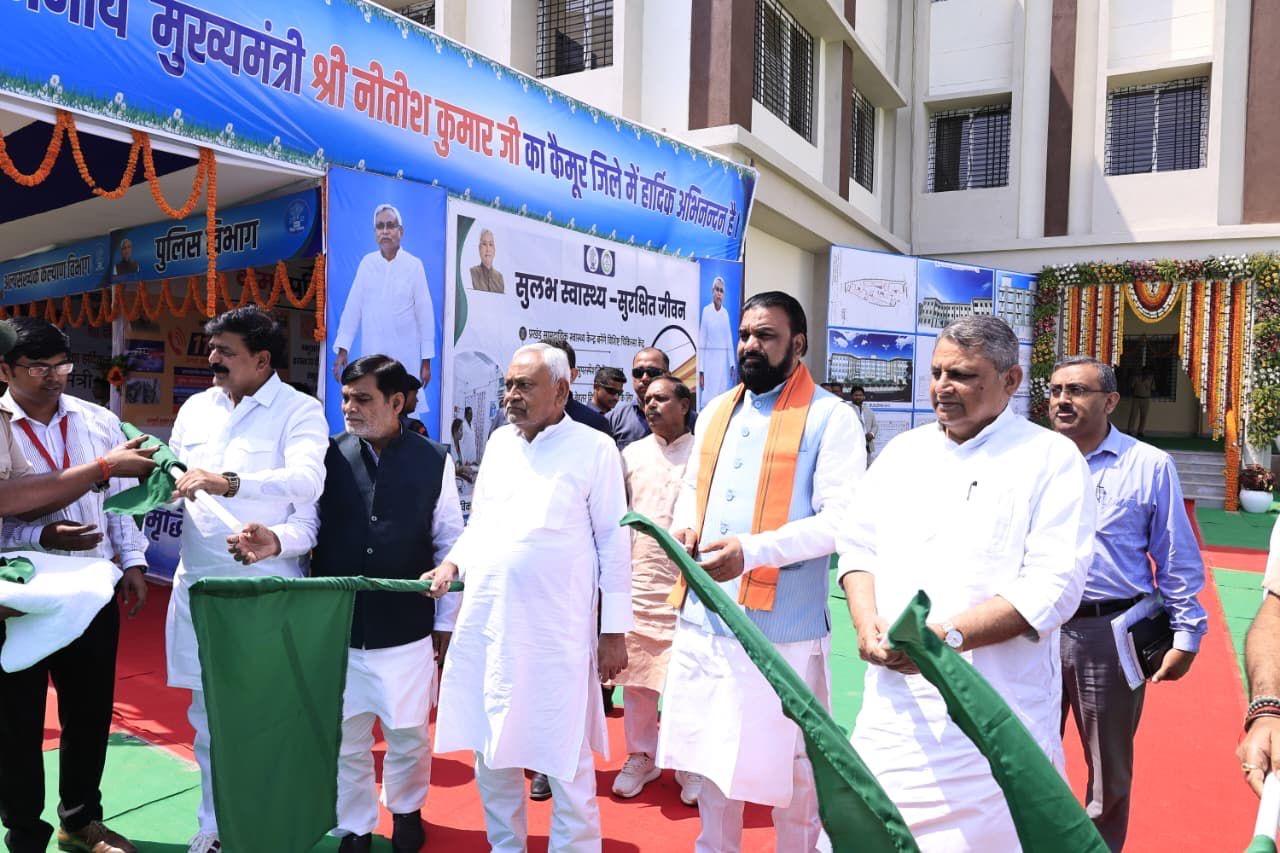 Nitish Kumar inaugurates 340 projects in Kaimur, Rohtas districts