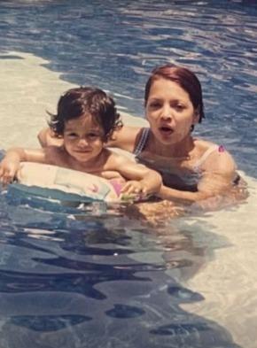 Ahaan Panday posts cute throwback pool moment with mom Deanne on her birthday