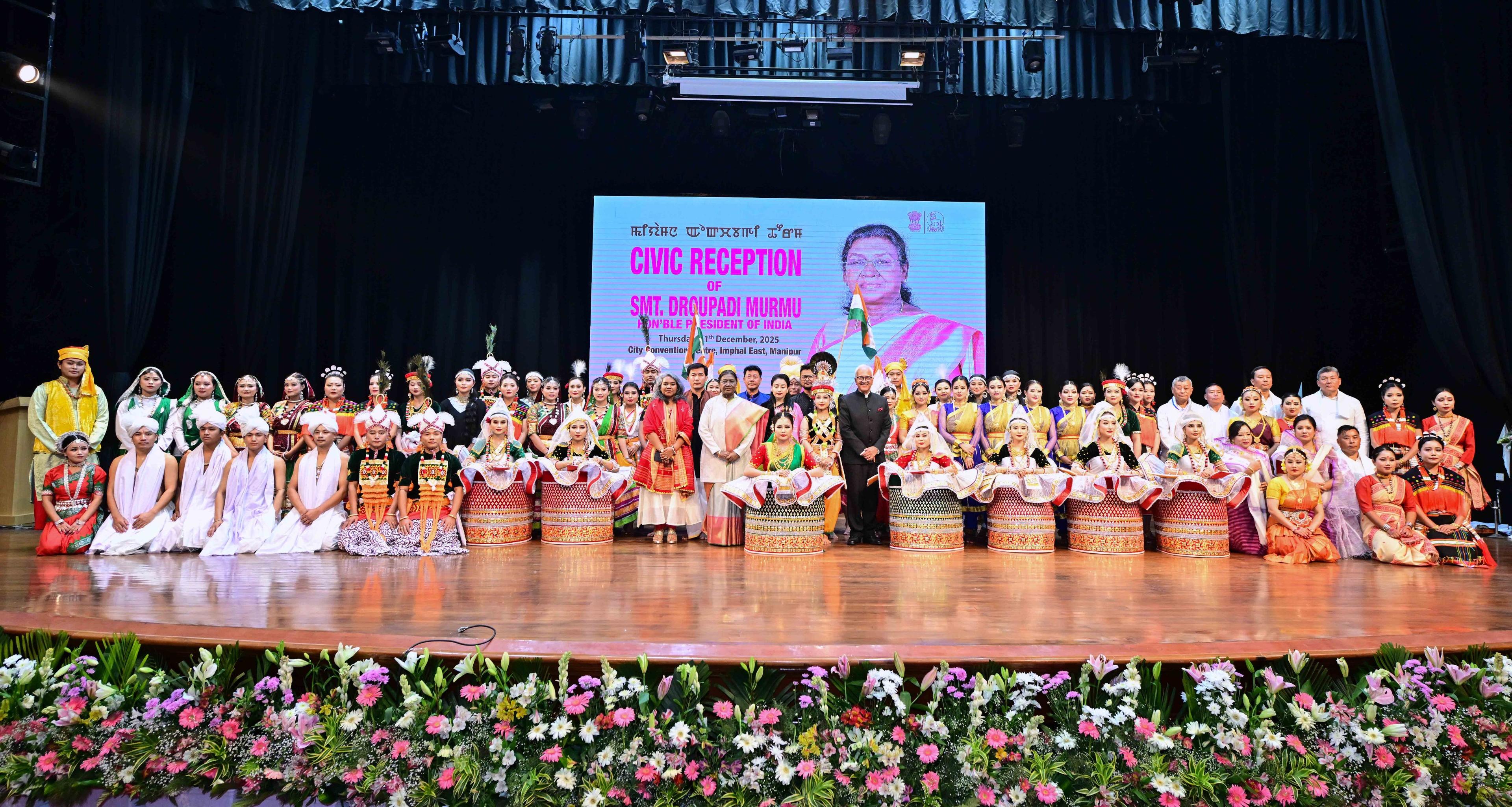 People of Manipur govt’s top priority: President Murmu