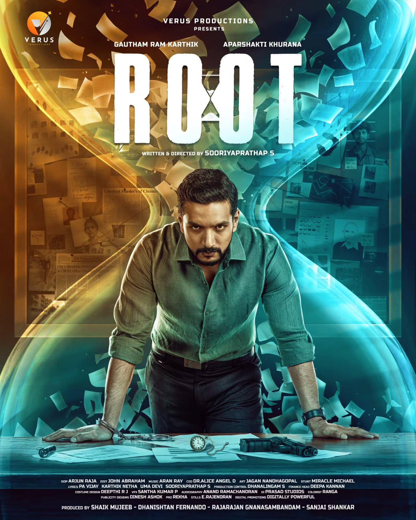 Superstar Rajinikanth releases first look poster of Gautham Ram Karthik's sci-fi thriller 'ROOT'