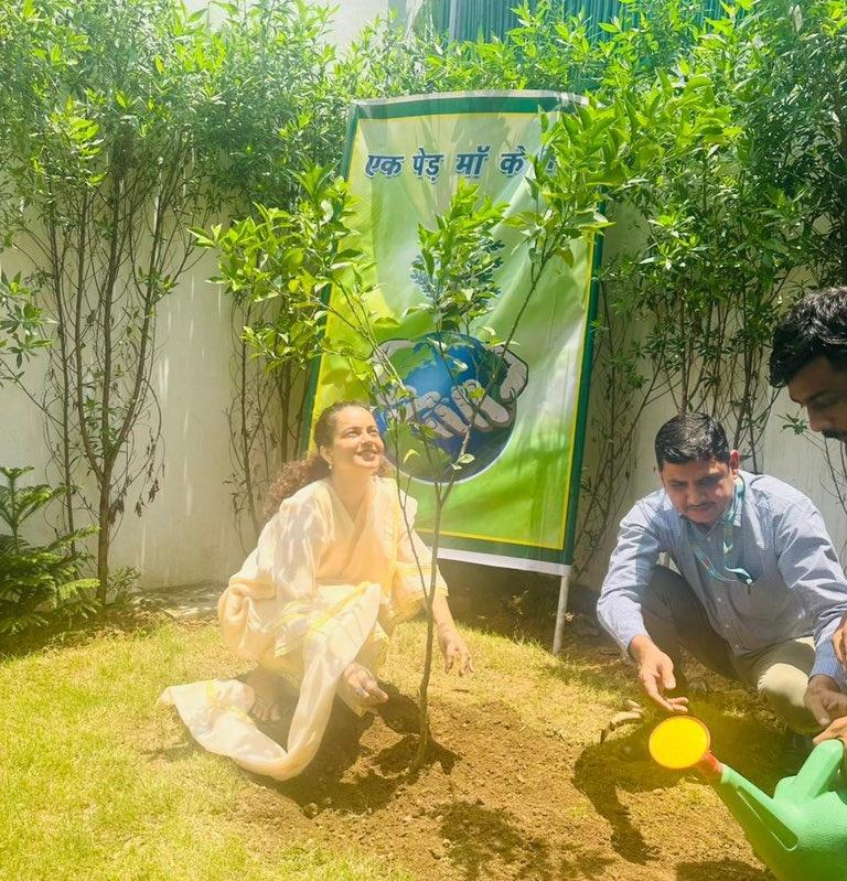 How Kangana Ranaut strengthened PM Modi’s initiative ‘Ek Ped Maa Ke Naam’ on World Environment Day