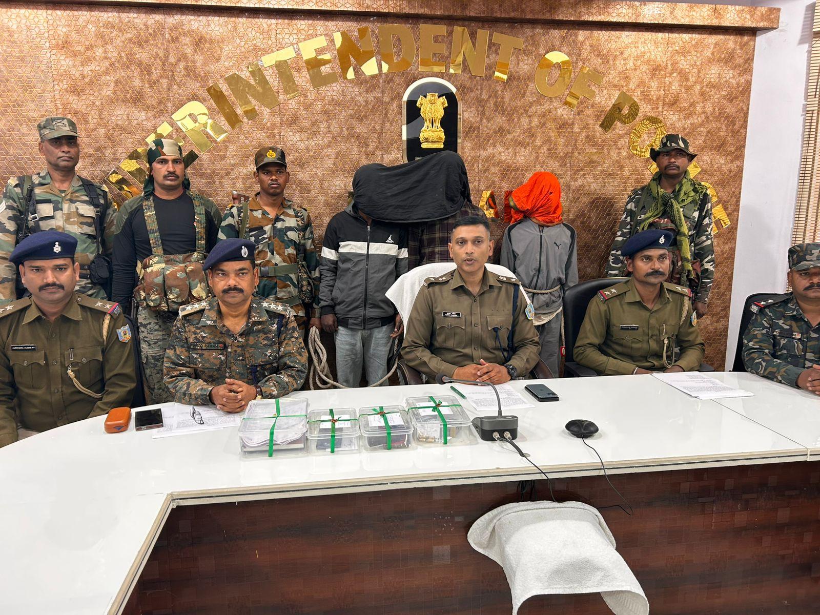 Maoist commander arrested with two associates in Jharkhand’s Latehar