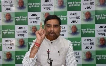 Expulsion symbolic, Tej Pratap must resign from Bihar Assembly: JD-U