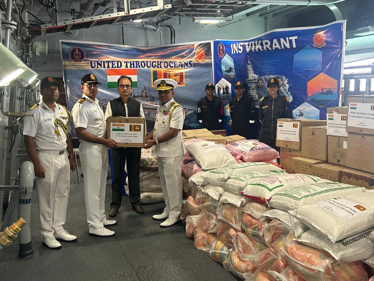 Committed to 'Neighbourhood First' policy, India delivers humanitarian aid to Sri Lanka