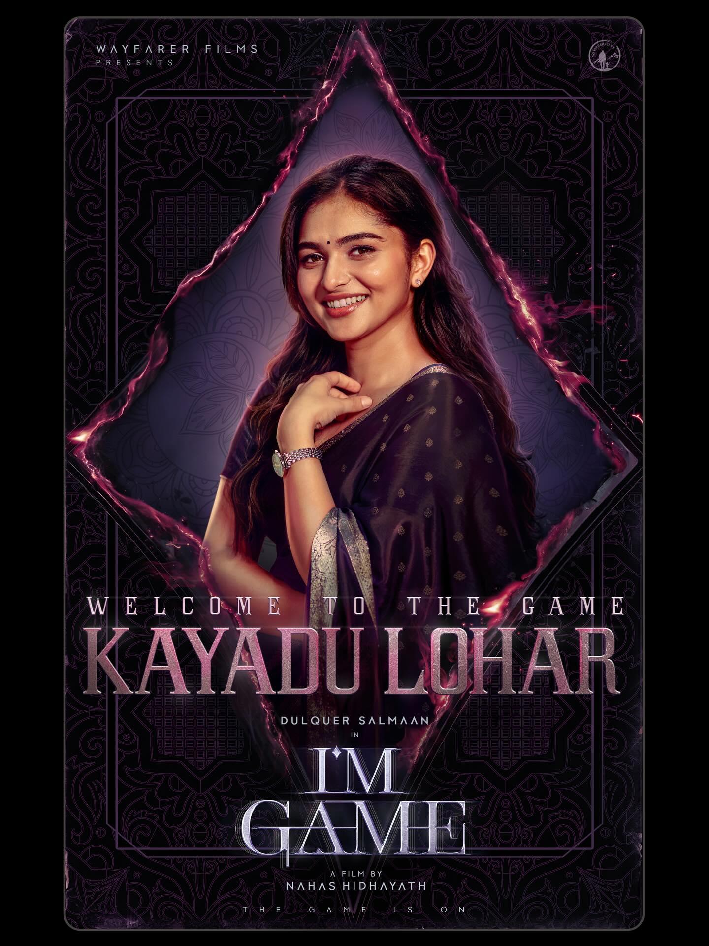 Kayadu Lohar comes onboard unit of Dulquer Salmaan's ‘I'm Game’